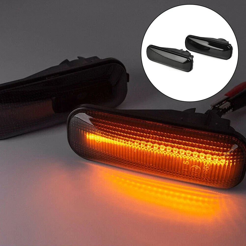 Smoke Lens Amber LED Fender Side Marker Light for Honda Civic (1996-2000)