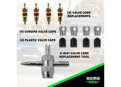 Set of 4 Tire Deflators for Rhino USA DEFLATORS-4PK
