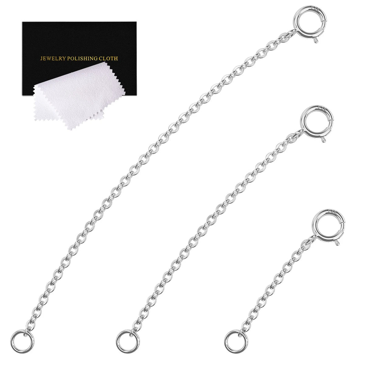 3X Necklace Extender for Various Necklaces (1, 2, 3 Inch)