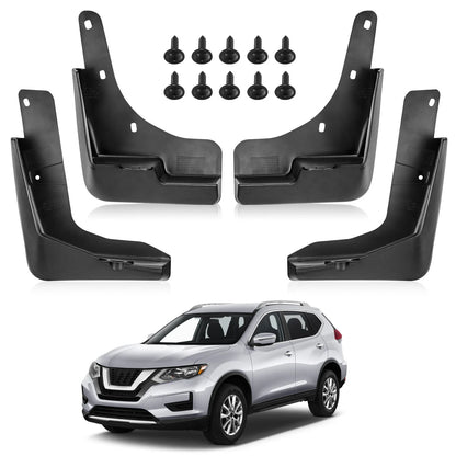 Set of 4 Mud Flaps Splash Guards for Nissan Rogue X-Trail (2014–2020)