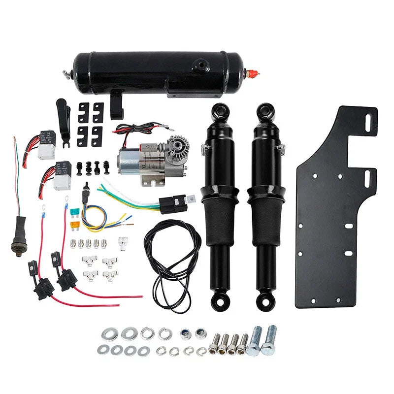Rear Air Ride Suspension Air Tank for Harley Touring Street Glide (1994–2024)