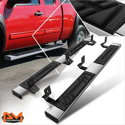 Set of 2 Side Step Nerf Bars for Silverado Sierra Extended Cab (2014–2019)