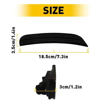 Smoked LED Rear Bumper Side Light Marker Reflector for Dodge Charger (2015–2022)