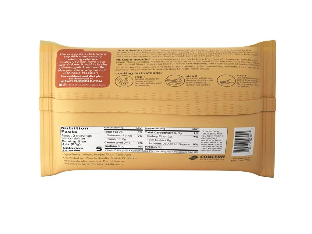Miracle Noodle Angel Hair Pasta (Pack of 1)