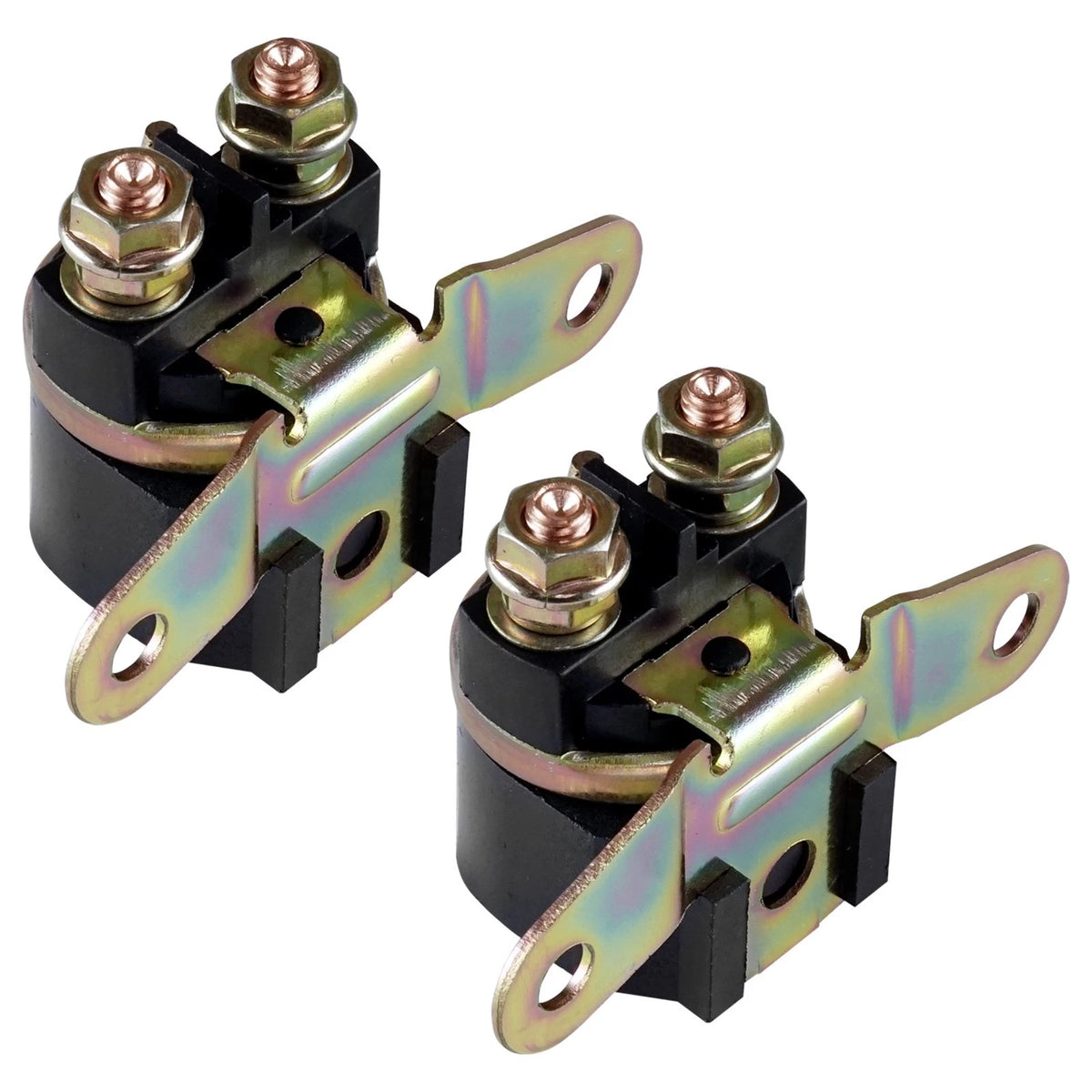 2X Starter Solenoid Relays for Suzuki QuadRunner 250 (1988–2002) RE123+RE123, 31800-30B00, 31800-49100