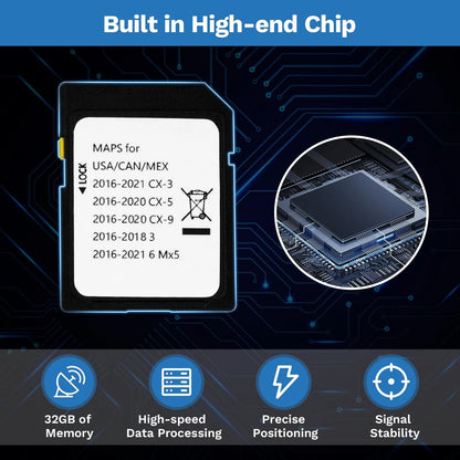 Navigation SD Card for Mazda 6/CX-3/MX-5 (2016–2024)
