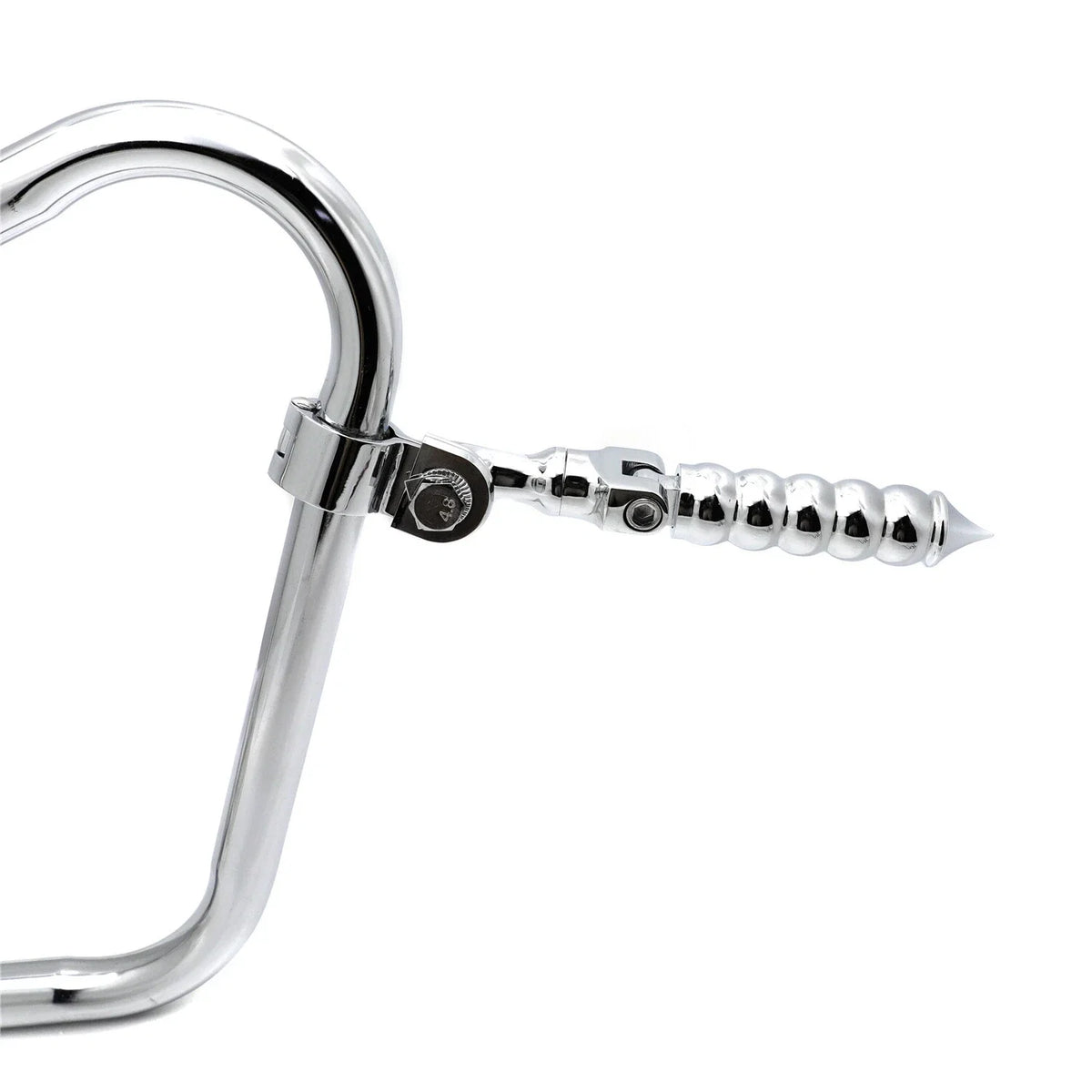 Chrome 3" Stem Footpeg for Harley SuperLow 1200 (2011–2020)