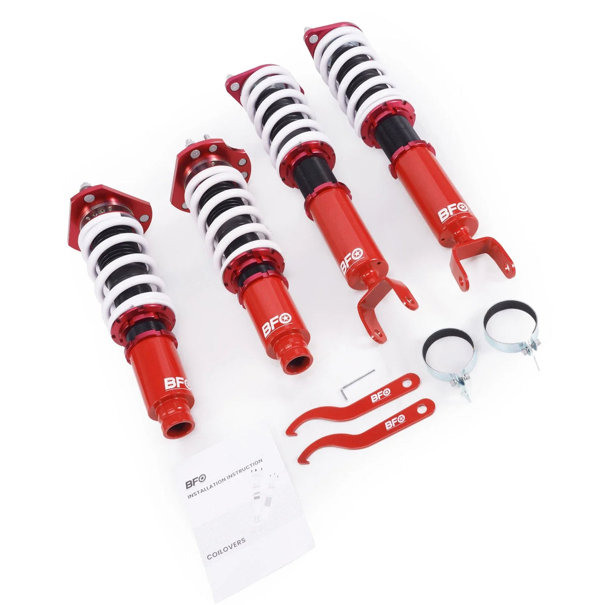 Coilover Suspension Kit 24-Level Damping Adjustable for Honda Prelude (1992–2001)