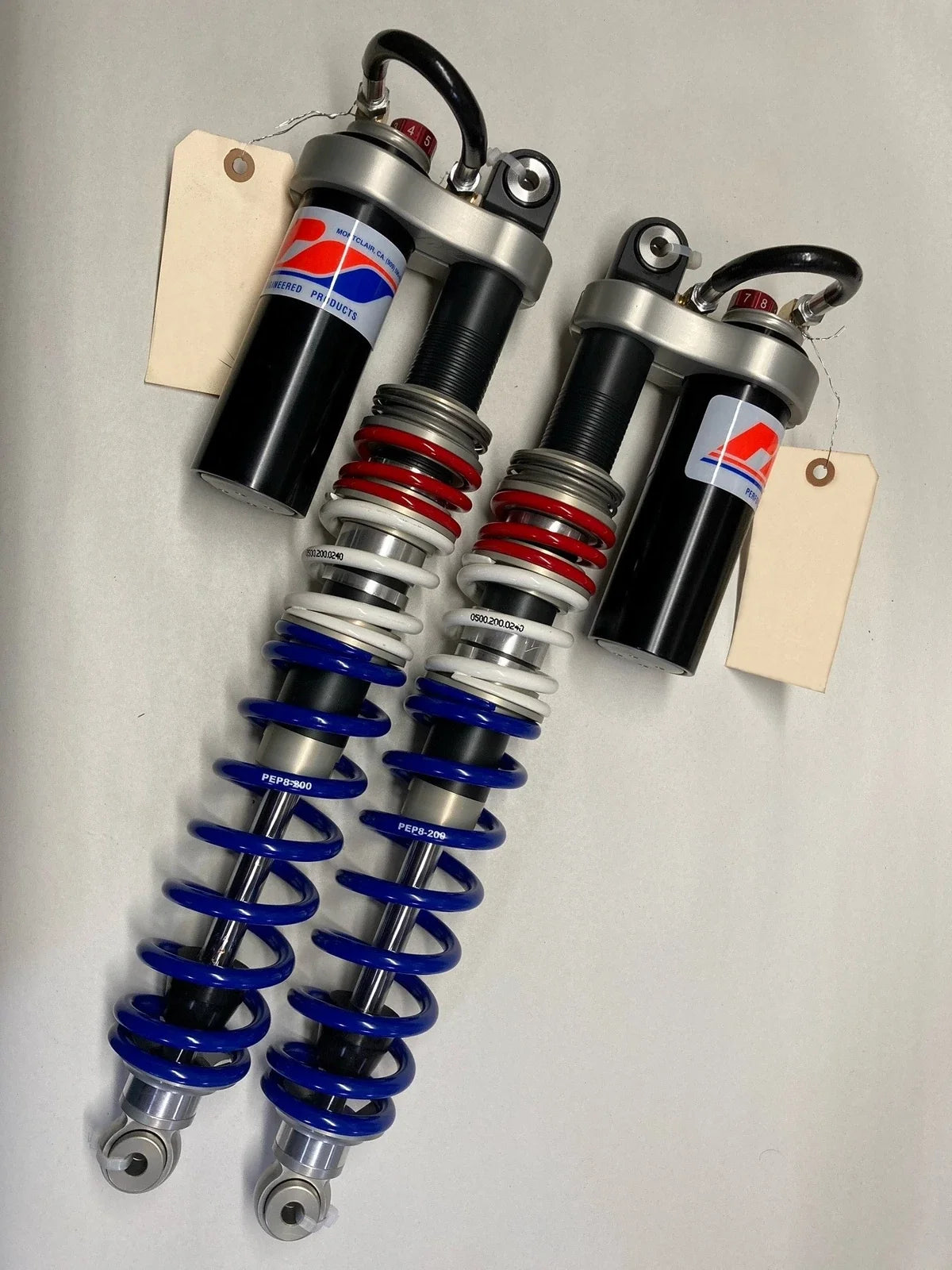 Mass Piggyback Front Shocks for Honda TRX250R (All Years)