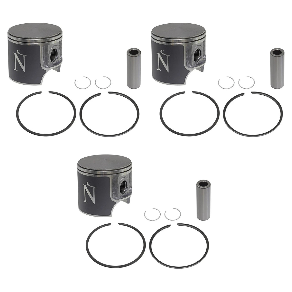 3 Namura Piston Kits for Polaris 1050 (.020 Over Bore, 81.5mm) (1996–1999)