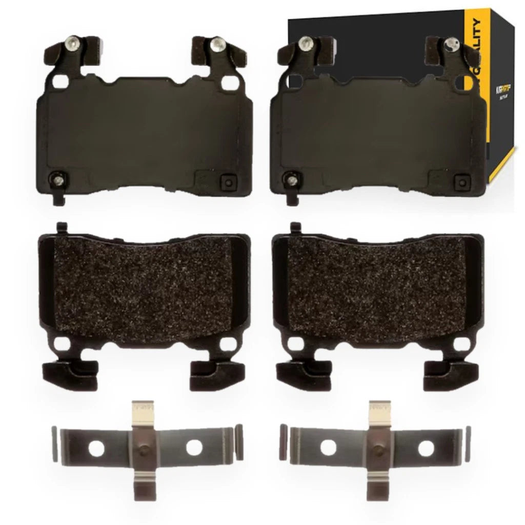 Set of 4 Disc Brake Pads for Chevy Camaro (2016–2021) ALX-PAU-AC-17D1474BMH-CLA1