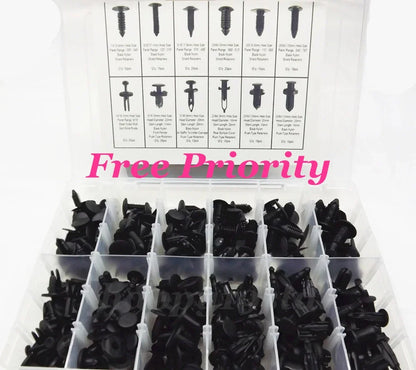 Push Pin Retainer Assortment Kit for Toyota Honda GM Ford (192PC)