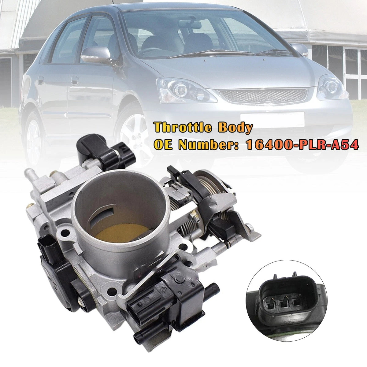 Throttle Body for Honda Civic 2001–2005 (16400-PLR-A54, 16400PLRA54)