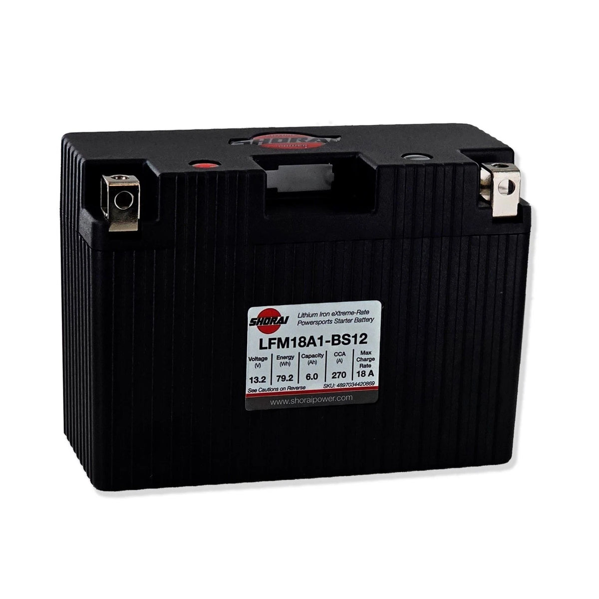 Shorai LFX Battery LFM18A1-BS12 for Automotive