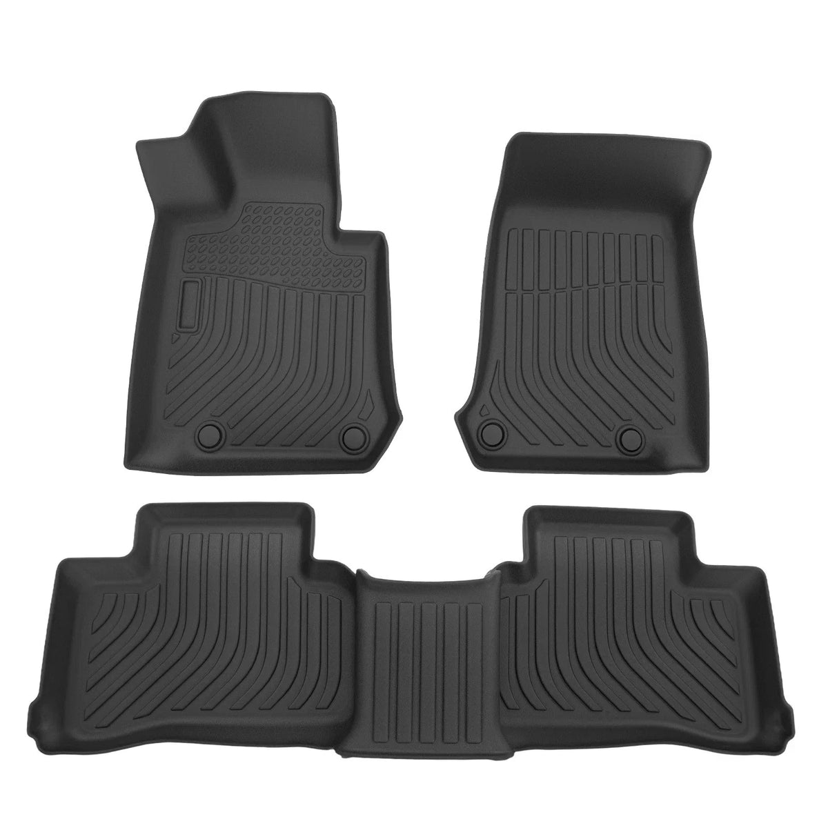 All-Weather Floor Mats for Mercedes-Benz GLC63 AMG (2016–2022) Black TPE