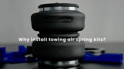 Air Springs Tow Assist Rear & Wireless Compressor Kit for GMC C1500 C2500 C3500 (1999–2007)