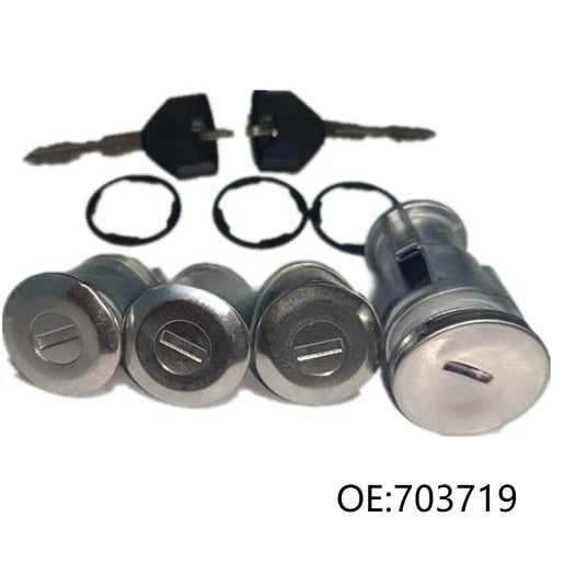 Replacement Ignition Lock Cylinder for Jeep Wrangler TJ (1998–2001) with 2 Keys