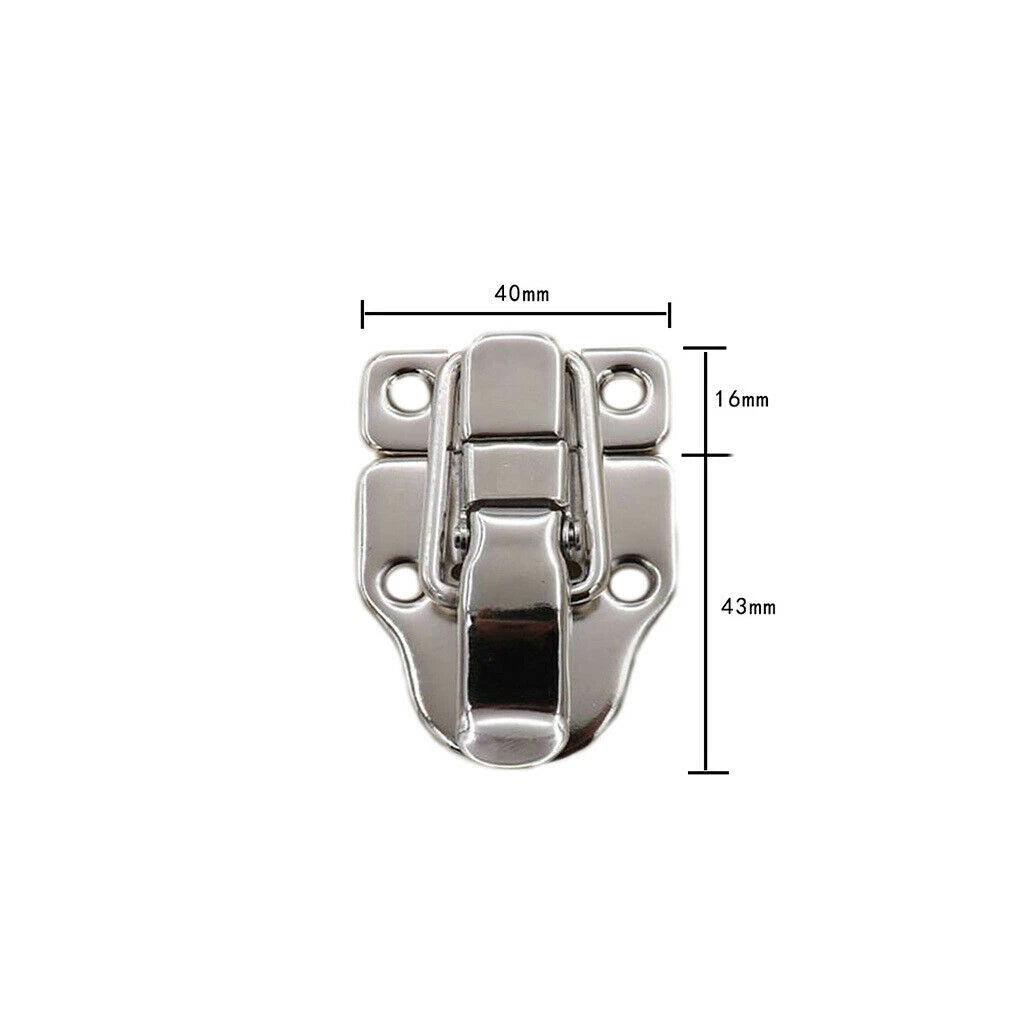 2X Latch Clasp Toggle Lock Buckle for Tool Box Case Decoration