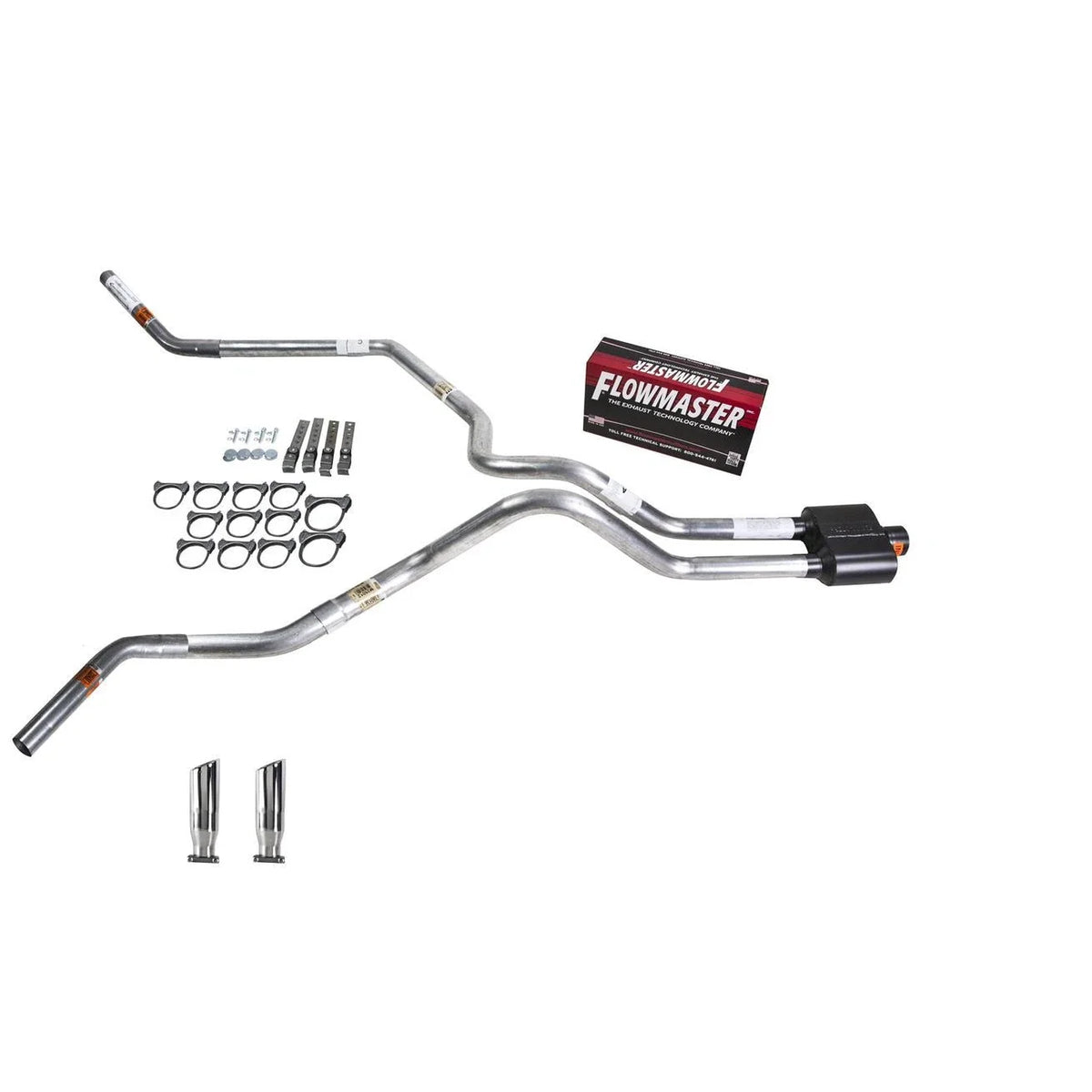 Dual Exhaust Pipe for Silverado 1500/2500/3500 (1999–2006) Flowmaster Super 10