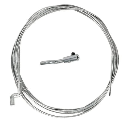 Gas Cable Kit 1.5mm x 2.5m with End Cap and Z Clamp for Lawn Mower