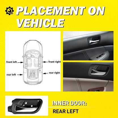 Rear Left Driver Side Interior Door Handle for Honda Accord Sedan (2003–2007) EPY