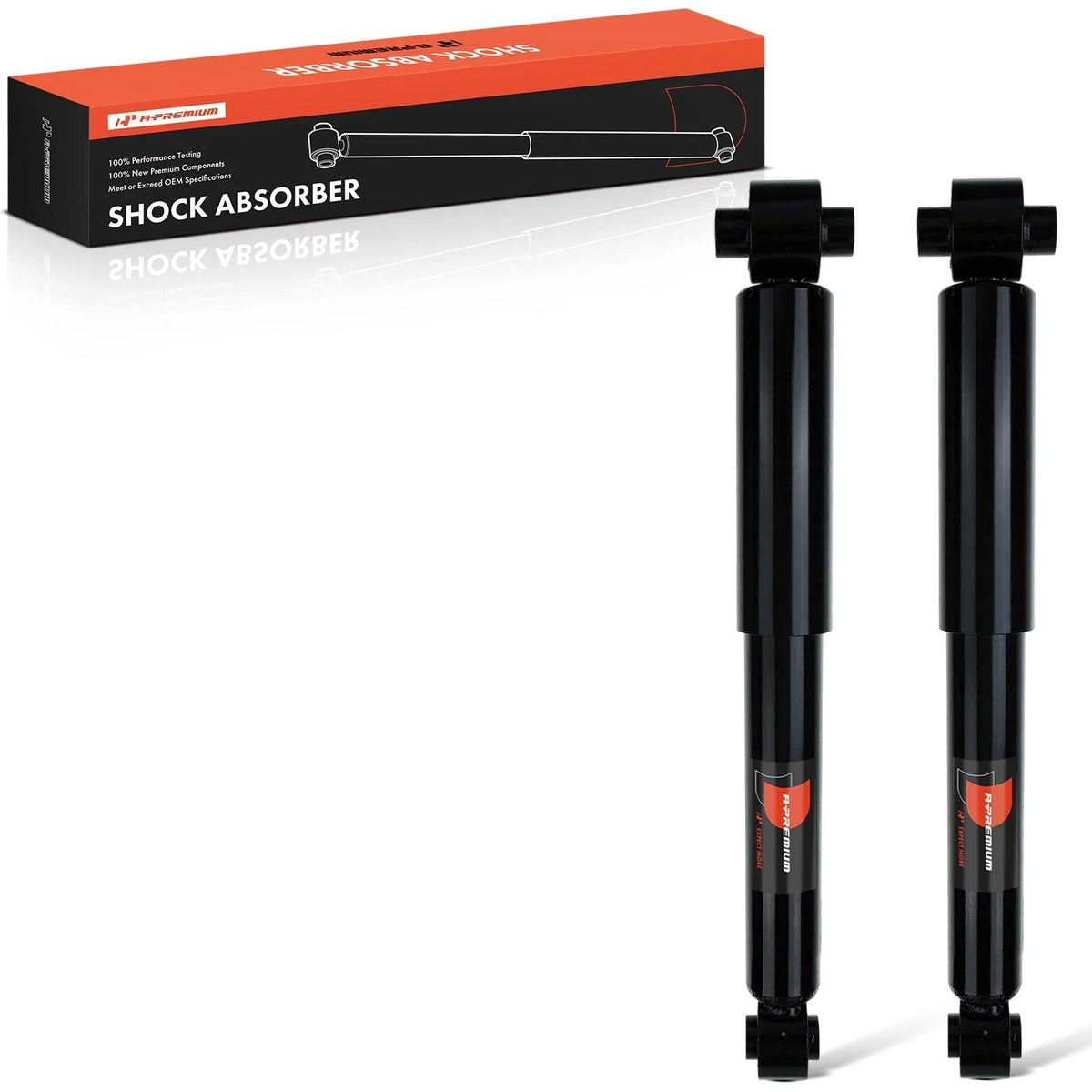 Set of 2 Rear Shock Absorbers for Toyota Sequoia (2008–2021) 485300C100, 37324