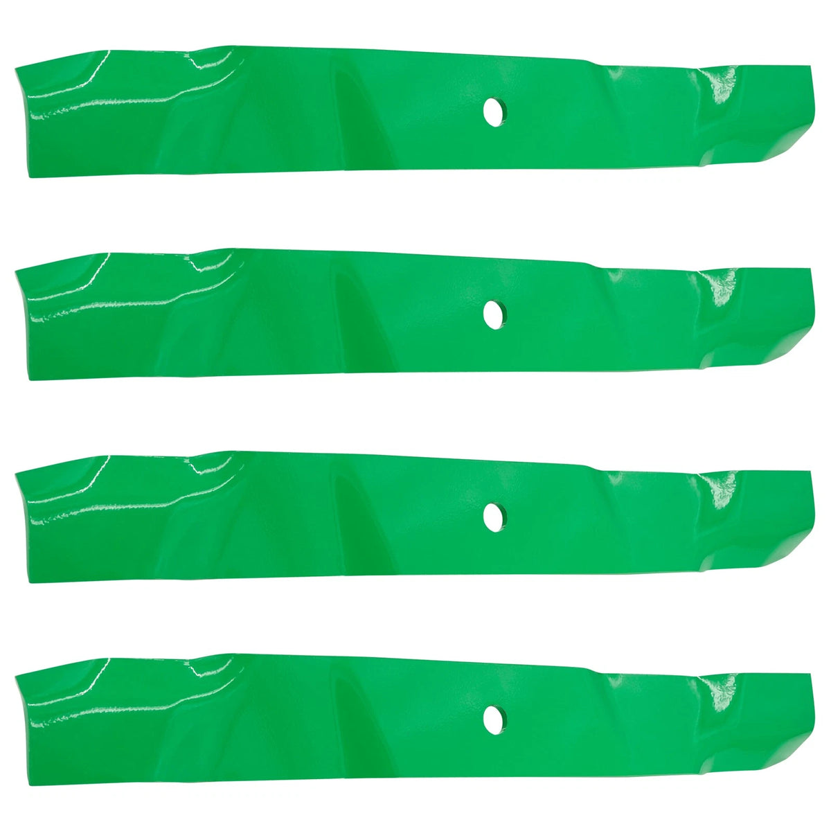 Set of 4 Mulching Blades for Hustler FasTrak SD Raptor XD EX X XL (794214, 794214X)