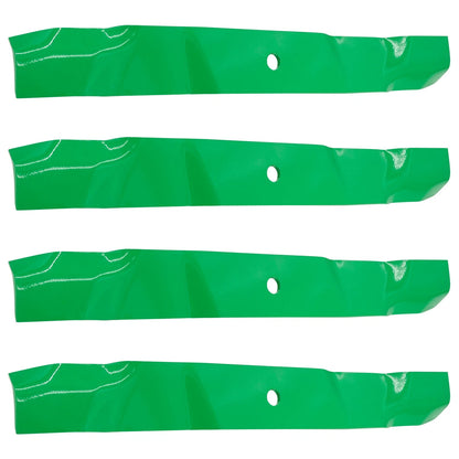 Set of 4 Mulching Blades for Hustler FasTrak SD Raptor XD EX X XL (794214, 794214X)