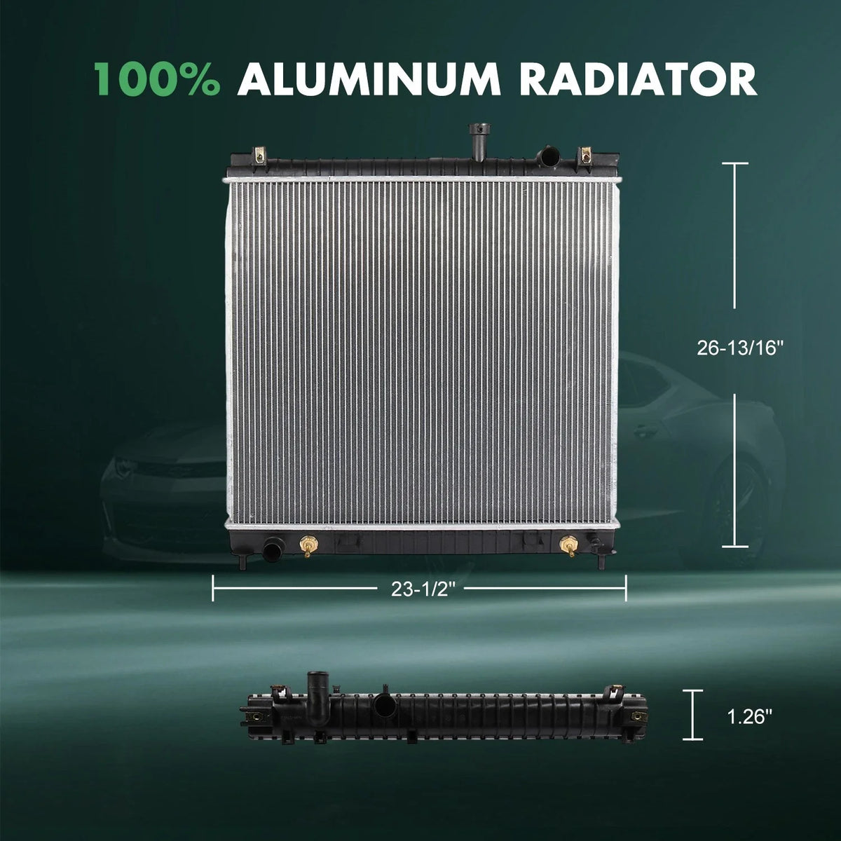 Radiator for Nissan Titan, Armada, Infiniti QX56 (2004–2014)