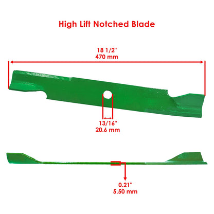 52" Deck Blade Kit for Snapper Simplicity Murray (MB1943+BL2893)