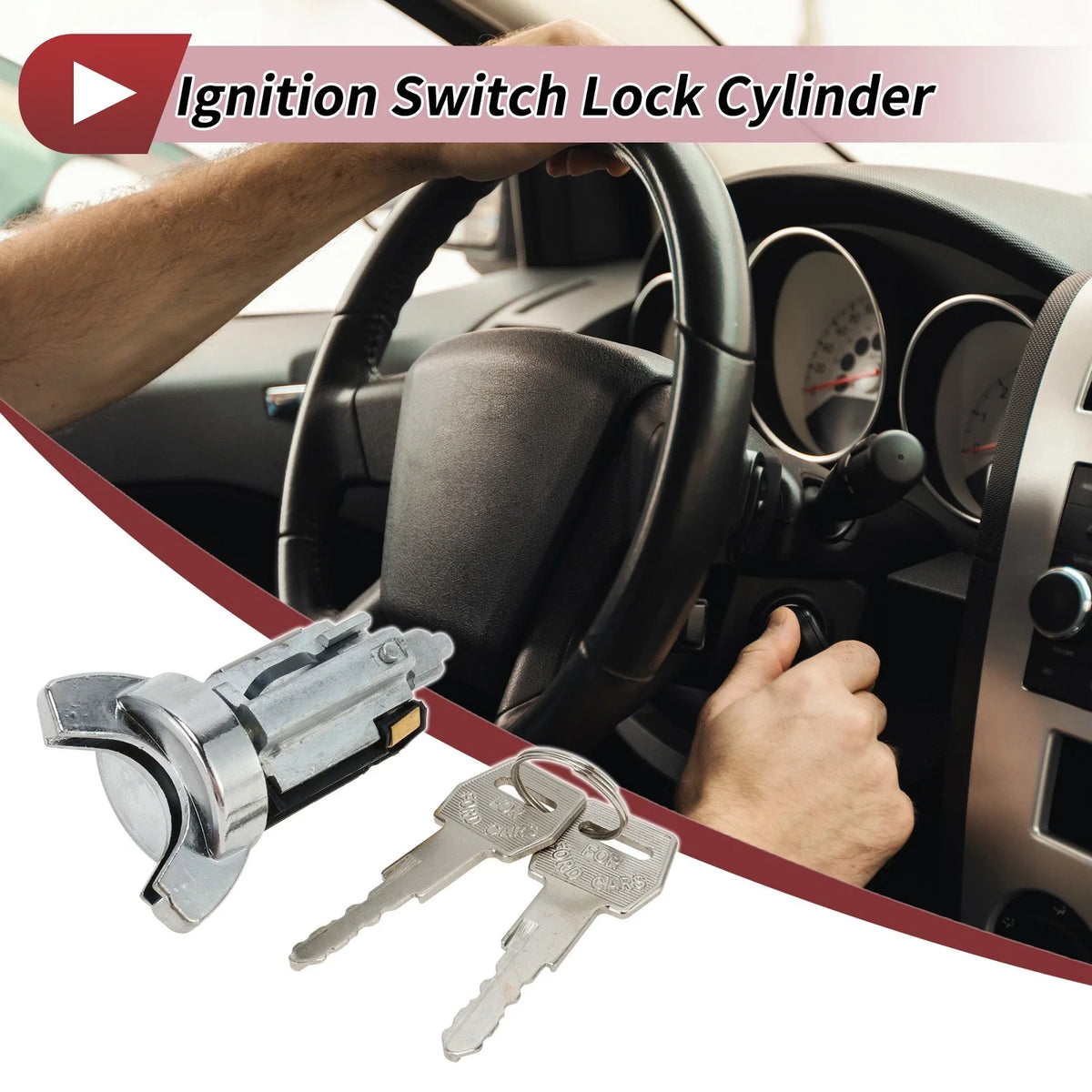 Ignition Lock Cylinder for Ford F150 (1985–1991) No.E5TZ11582A