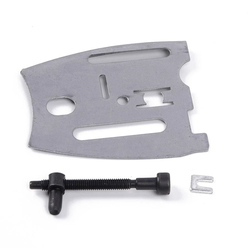 Chain Adjusting Screw Tensioner & Plate Set for Jonsered 625 630 670 2077