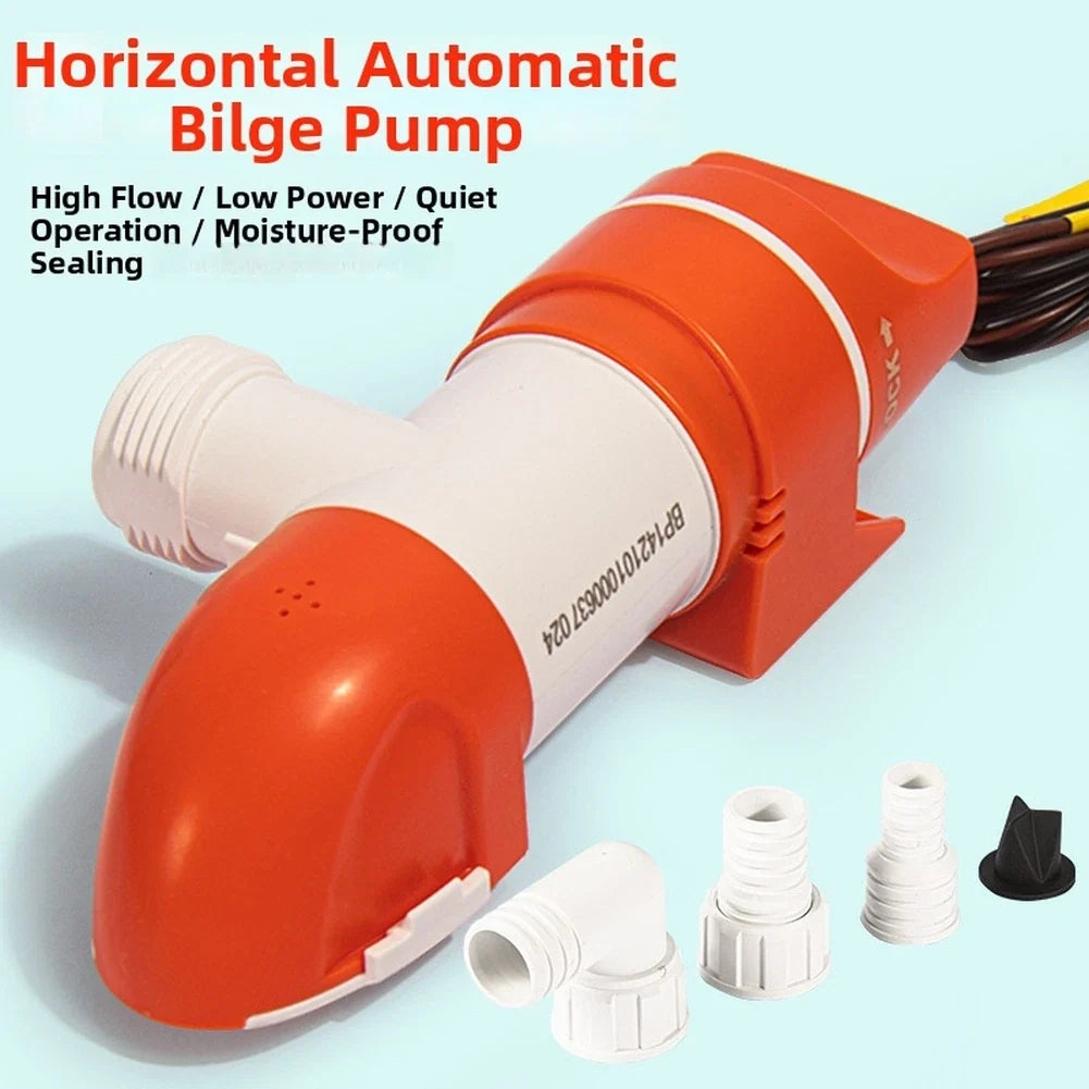 12V Low Profile Bilge Pump 1100 GPH for Marine Applications (2010–2023)