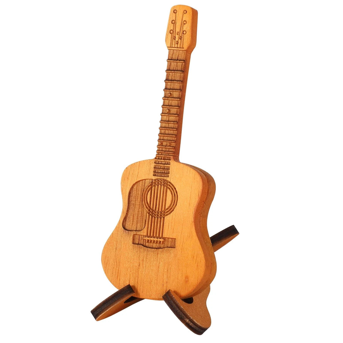 Wooden Acoustic Guitar Pick Box for Custom M