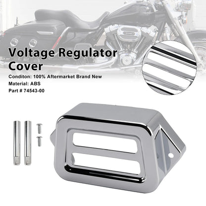 Chrome Voltage Regulator Cover for Road King Electra Street Road Glide (1997–2008)