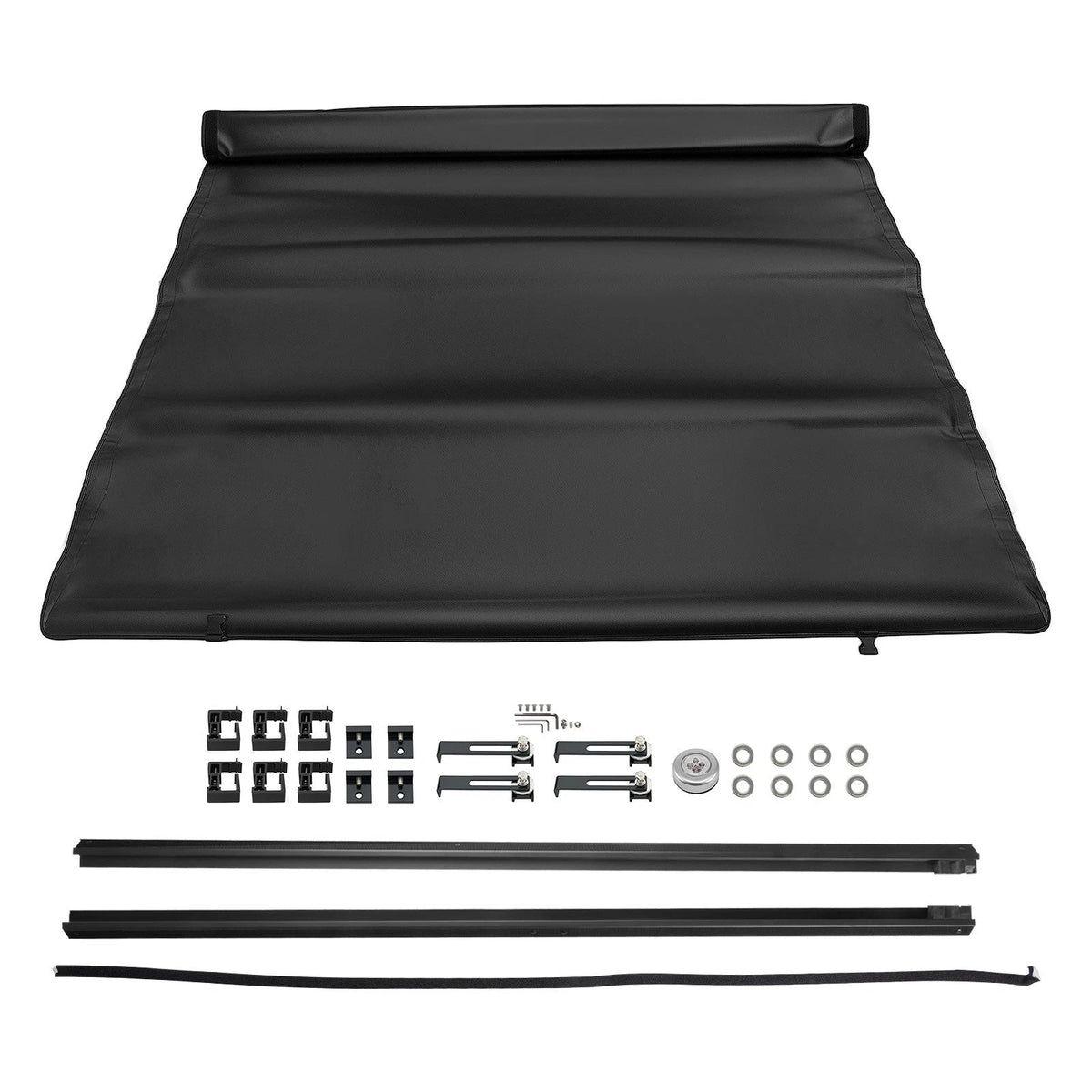 6.5ft Soft Roll-Up Tonneau Cover for Toyota Tundra (2007–2021) UV Protection