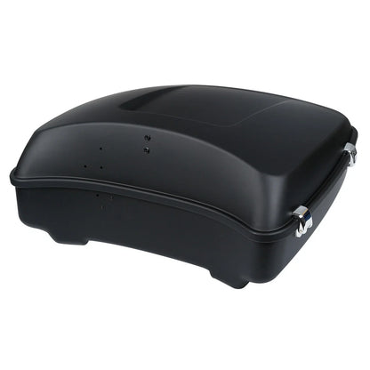 Chopped Trunk Pad Mount Rack for Harley Street Glide (1997–2008) Matte Black