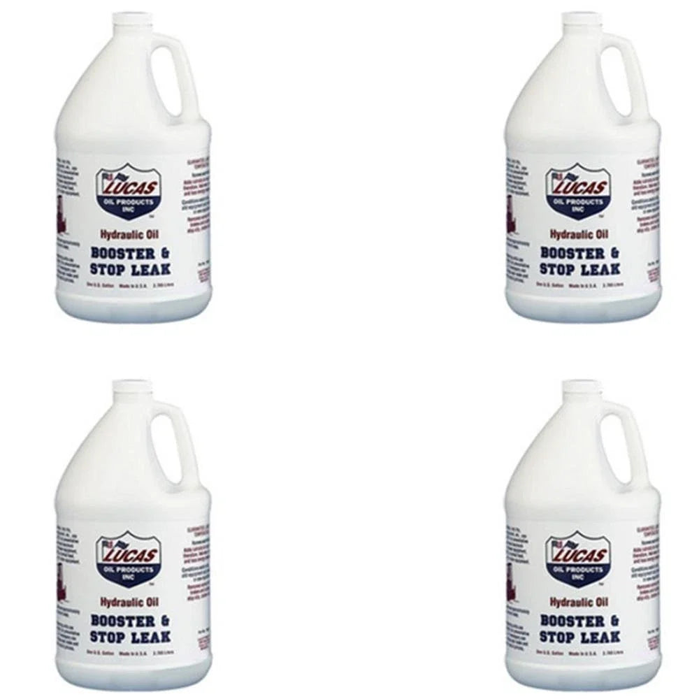 4X Lucas Hydraulic Oil Booster & Stop Leak for Case IH (Fits 1 Gallon)
