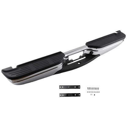 Steel Chrome Rear Bumper for Ford F250 F350 (1999–2007)