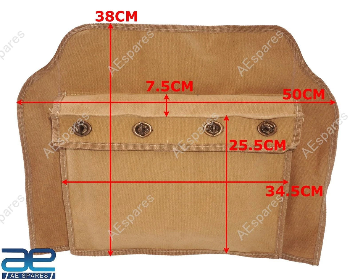 Seat Back Pouch Set for Willys MB Ford GPW M38 M38A1 CJ2A CJ3A CJ3B CJ5