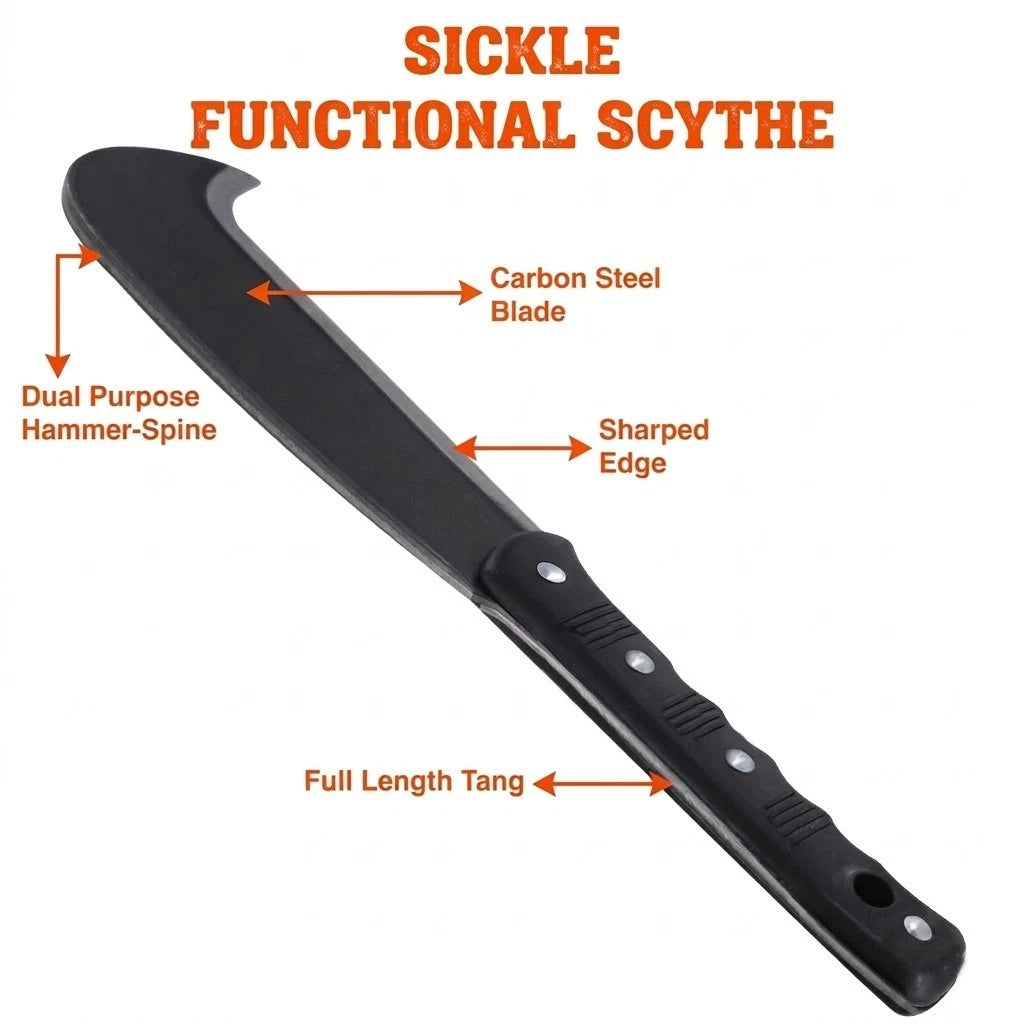 Carbon Steel Billhook Sickle Machete for Yard Tool (2010–2023)