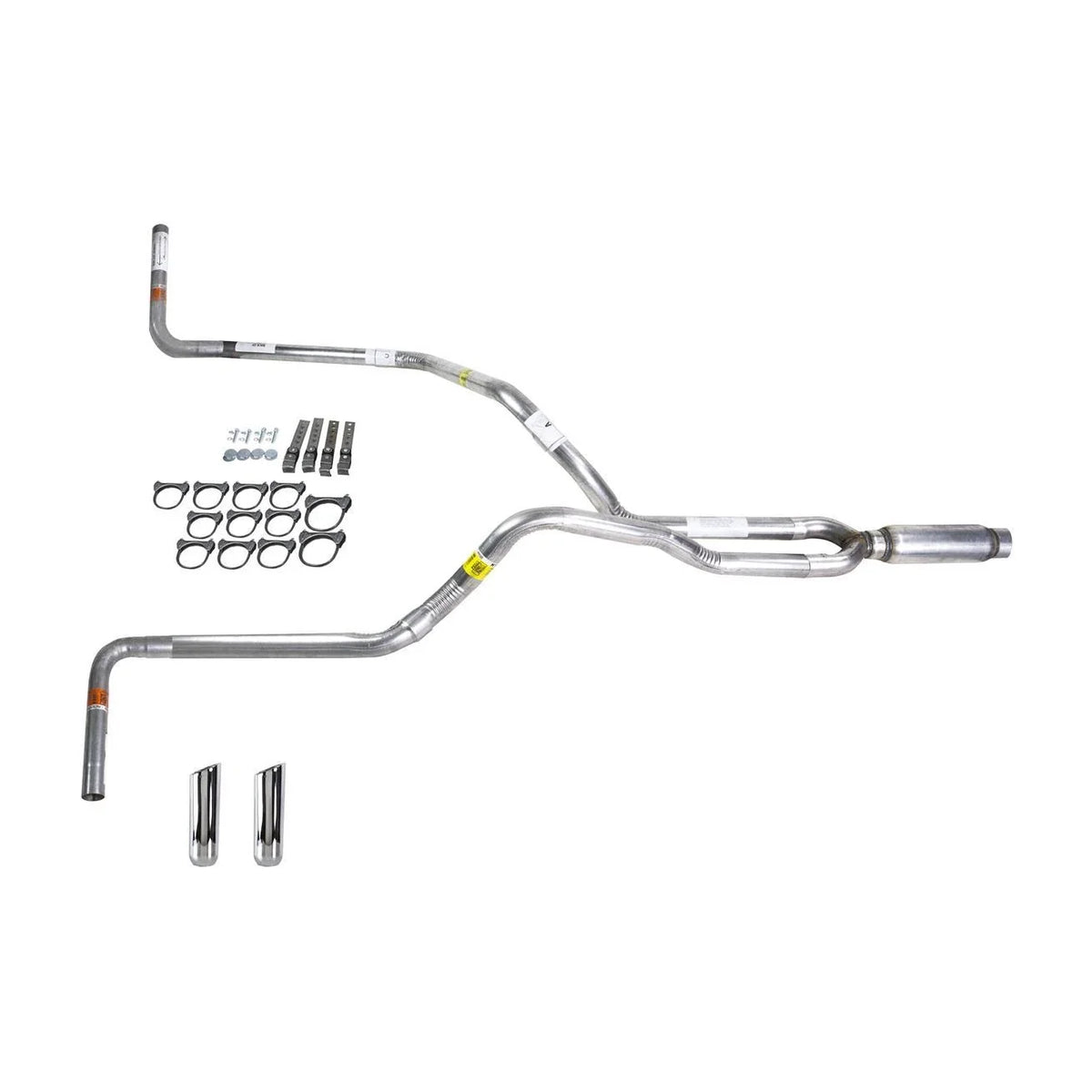 Dual Exhaust 2.5" Pipe Glass Pack Muffler for Titan (2004–2005)