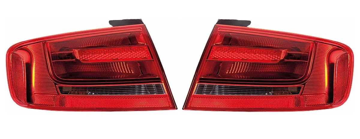 Set of 2 Hella Outer Tail Light Assemblies for Audi A4 Quattro S4 (1996–2001)