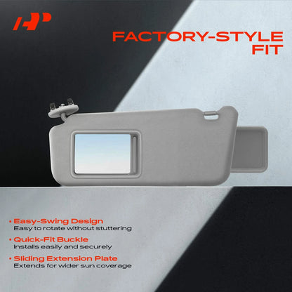 2X Sun Visor with Mirror for Toyota Tacoma (2005–2015) 74320-04181-B1