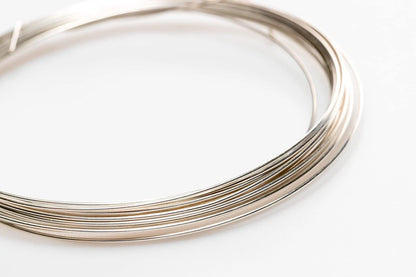 20 Gauge Argentium Silver Wire Half Hard for Jewelry Making (Made in USA)