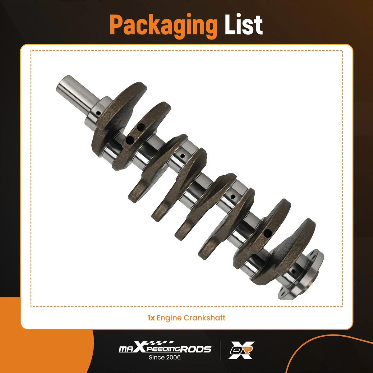 Crankshaft Assembly for Mercedes-Benz C230 C250 SLK250 (M271 L4 1.8L) 328VN4