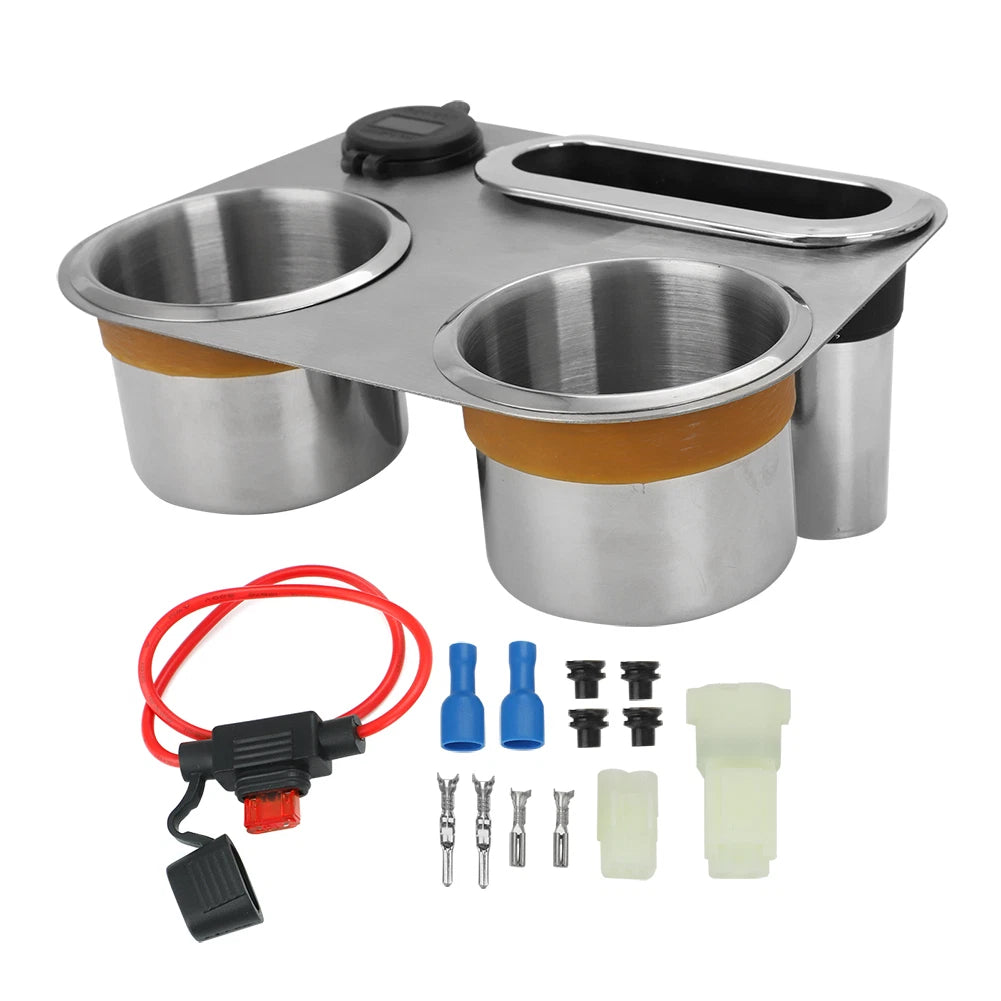 Console Drink Bezel with USB & Phone Cup Holder for Pontiac Firebird (1973–1981)