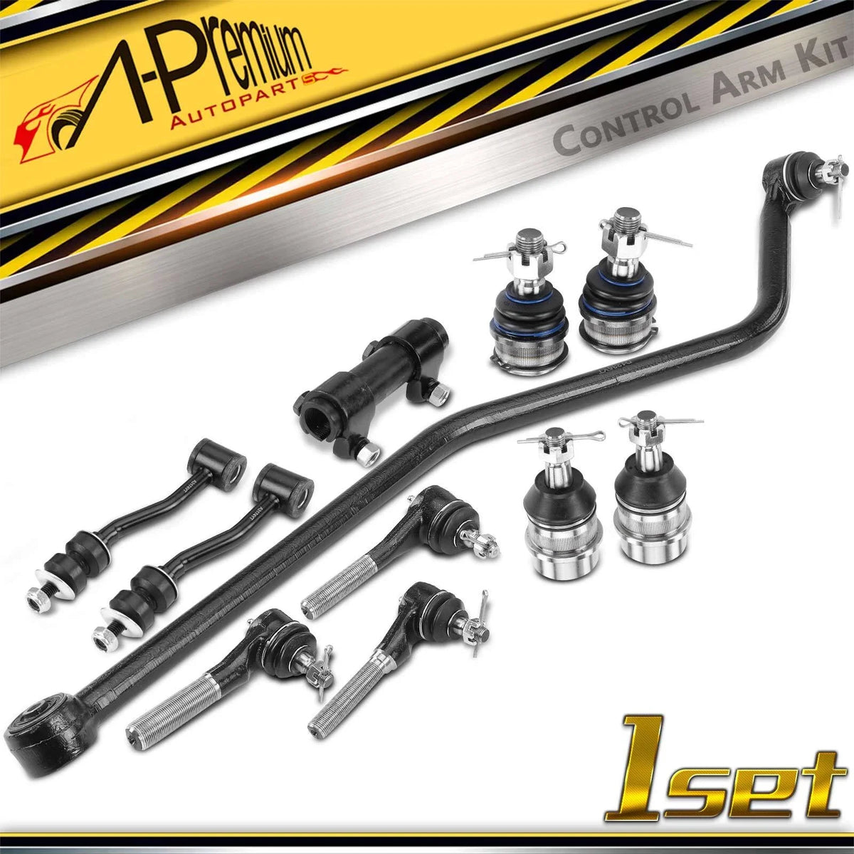 Set of 11 Front Ball Joints and Sway Bar Links for Jeep Grand Cherokee