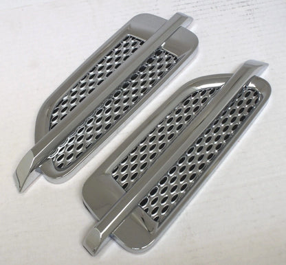 Set of 2 Chrome ABS Side Air Vents for GMC Yukon Tahoe (EAV032)