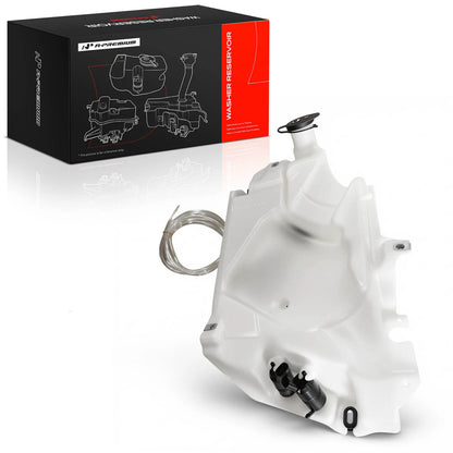 Windshield Washer Reservoir with Cap & Pump for Buick Chevy GMC (15076395, 25796344PFM, 25796344-PFM, GM1288246)
